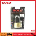 SOLO กุญแจคล้อง ทองเหลือง รุ่น 4507NL 45mm. ห่วงยาว สีทอง