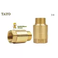 TAYO checks the 3/4 inch 6 -inch valve, vertical brass -brass, spiral/screw in the check valve spring.