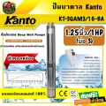 ปั๊มบาดาล Kanto 1.25นิ้ว 1HP เค้นโต้ รุ่น KT-3QAM3/16-BA 220V ส่งฟรีเคอรี่