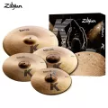 Zildjian® KS4681 K Sweet Cymbal Pack ชุดฉาบ 4 ชิ้น ให้โทนเสียงดุดัน ดาร์ค ตอบสนองการเล่นของมือกลองได้ดี ในชุดประกอบด้วย