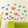 XH6230 สติ๊กเกอร์ติดผนัง สติ๊กเกอร์ติดผนังห้องนอน รุ่นปลาทะเลลึก Wall Sticker