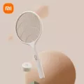 Xiaomi Electric Mosquito Swatter เครื่องดักยุงแบบชาร์จไฟในครัวเรือนที่มีประสิทธิภาพและ Fly Swatter Net Two-in-One เครื่องไล่ยุงยุง Killer โคมไฟ