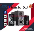 Music D.J. M-F4 Speaker 2.1Ch + BLUETOOTH, FM,USB,SD,Micลำโพงซับ ประกันศูนย์