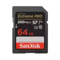 64GB SD Card SANDISK Extreme Pro SDSDXXU-064G-GN4IN 200MB/s.By JD SuperXstore