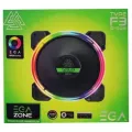 พัดลมเคส RGB EGA Type F3 Cooling FAN PC 120mm พัดลมคอมพิวเตอร์