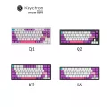 Keychron Keycap Set PBT K2/Q1/Q2 OEM Profile Dye-Sub - Unicorn ENG คีย์ครอน ปุ่มคีย์แคปภาษาอังกฤษ สำหรับคีย์บอร์ดรุ่น K2/Q1/Q2