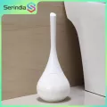 Serindia ชุดแปรงห้องน้ำโมเดิร์นฐานเซรามิกด้ามพลาสติกที่ใส่แจกันชามพลาสติกเซรามิก