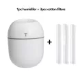 Ultrasonic Mini Air Humidifier 200ml Humidify Cup Home Car Usb Fogger Mist Maer With Led Nit New Humidifier