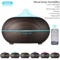 400ml I L Difr Ultrasonic Air Humidifier For Xiomi With Wood Grain Rote Control For Office Home