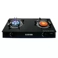 Kashiwa, gas stove in front of a double head glass Turbo+Infrared head model X-500