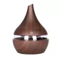 Baybo 300ml Usb Electric Air Difr Wood Grain Ultrasonic Humidifier Cool Mist Maer With 7 Crs Lits For Home