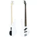 Proline PB200 PJ Bass Guitar กีตาร์เบส 4 สาย 22 เฟร็ต แบบ Active Precision Jazz White