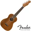 Fender® Zuma Concert Ukulele อูคูเลเล่ ไซส์ Concert ไม้ซาเปล หย่องกระดูก หัวทรงกีตาร์เทเล