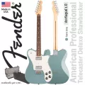 Fender® American Professional Tele Deluxe Shawbucker กีตาร์ไฟฟ้า 22 เฟรต ไม้อัลเดอร์ หย่องกระดูก ปิ๊กอัพ Shawbucker + แถมฟรีเคสของแท้จาก Fender ** Mad