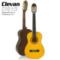 Clevan C10 1/2  กีตาร์คลาสสิค ขนาด 1/2 สำหรับเด็กอายุ 5-8 ปี ไม้สปรูซ/อกาธิส หย่อง Nubone ใช้สาย D'Addario J27 ** ปรับแ