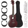 COCO อูคูเลเล่ ไซส์ Concert ไม้มะฮอกกานี รุ่น UK242A Concert Ukulele ** ใช้สาย Aquila **