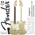Fender® Chris Shiflett Telecaster Deluxe กีตาร์ไฟฟ้า รุ่นศิลปิน 21 เฟรต ทรง Tele ปิ๊กอัพฮัมคู่ + แถมฟรีเคสแข็ง ** Made i