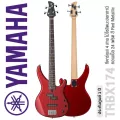 Yamaha® TRBX174 Bass Guitar กีตาร์เบส 4 สาย ทรง PJ ไม้โซลิดมะฮอกกานี คอเมเปิ้ล 24 เฟรต ** ประกันศูนย์ 1 ปี **