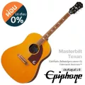 Epiphone® Masterbilt Texan กีตาร์โปร่งไฟฟ้า ทรง Advanced Jumbo 20 เฟรต ไม้แท้ทั้งตัว All Solid โซลิดสปรูซ/มะฮอกกานี ปิ๊ก