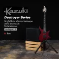 Kazuki Destroyer Series กีตาร์ไฟฟ้า 24 เฟรต ทรง Steinberger บอดี้ไม้ Swamp Ash คอไม้ Walnut/Maple ปิ๊กอัพ Wilkinson ฮัมค