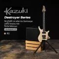 Kazuki Destroyer Series กีตาร์ไฟฟ้า 24 เฟรต ทรง Steinberger บอดี้ไม้ Swamp Ash คอไม้ Walnut/Maple ปิ๊กอัพ Wilkinson ฮัมคู่ **ประกันศูนย์ 1 ปี**