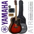 Yamaha® A1R กีตาร์โปร่งไฟฟ้า 41 นิ้ว ไม้หน้าโซลิดซิทก้าสปรูซ ปิ๊กอัพมีเทคโนโลยี SRT + ฟรีกระเป๋ากีตาร์ & ที่ปิดช่องเสียง & ถ่าน & คู่มือ & ประแจขันคอ