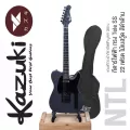 Kazuki BKZ-NTL กีตาร์ไฟฟ้า ทรงเทเล 22 เฟรต บอดี้ไม้เบสวู้ด คอไม้เมเปิ้ล ปิ๊กอัพซิงเกิลคอยล์ 2 ตัว เคลือบด้านทั้งตัว + แถ