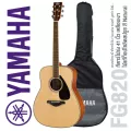 Yamaha® FG820 Acoustic Guitar กีตาร์โปร่ง 41 นิ้ว ไม้ท็อปโซลิดสปรูซ + ฟรีกระเป๋ากีตาร์ Yamaha & คาโป้ & ปิ๊ก