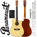 Paramount  J112CE กีตาร์โปร่งไฟฟ้า กีตาร์ 12 สาย คอเว้า ไม้สปรูซ/มะฮอกกานี EQ 4 แบนด์ Tuner ในตัว  ** ประกัน 1 ปี **