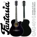 Fantasia QAG401G Acoustic Guitar กีตาร์โปร่ง 40 นิ้ว คอเว้า ไม้เบสวู้ด เคลือบด้าน มีเหล็กดามคอ ** กีต้าร์โปร่งมือใหม่ **