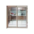 Custom bathroom sliding door single hanging track kitchen partition glass single track sliding door bathroom track Aluminum-magnesium alloy