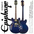 Epiphone® Sheraton II Pro กีตาร์ไฟฟ้า ทรง Semi-Hollow 22 เฟรต บอดี้ไม้เมเปิ้ล คอไม้เมเปิ้ล/วอลนัท ปิ๊กอัพ Probucker™ 2 & 3 **ประกันศูนย์ 1 ปี**