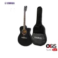 สีดำ YAMAHA FS100C Acoustic Guitar กีต้าร์โปร่งยามาฮ่า รุ่น FS100C + Standard Guitar Bag กระเป๋ากีต้าร์รุ่นสแตนดาร์ด