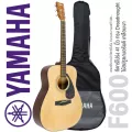 Yamaha® F600 กีตาร์โปร่ง 41 นิ้ว ไม้สปรูซ/เมอรันติ + แถมฟรีกระเป๋ากีตาร์ & คาโป้ & ปีิ๊กกีตาร์ & คู่มือกีตาร์โปร่ง Yamaha Yamaha Acoustic Guitar