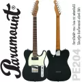 Paramount PE204 กีตาร์ไฟฟ้า ทรง Tele 22 เฟรตจัมโบ้ ไม้เบสวู้ด คอไม้แคนนาเดี้ยนเมเปิ้ลเผา ปิ๊กอัพผสม ** ประกันศูนย์ 1 ปี **