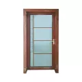 Aluminum alloy custom flat door titanium magnesium alloy kitchen bathroom bathroom door toughened glass door kitchen bathroom