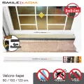 SmileArm® ที่กั้นประตู แถบเวลโครเทป ฟองน้ำด้านเดียว กาว2หน้า คิ้วประตู คิ้วกันแมลง กันฝุ่น ใช้ได้กับประตูทุกแบบ