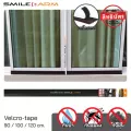 SmileArm® ที่กั้นประตู แถบเวลโครเทป ยางซิลิโคน กาว2หน้า คิ้วประตู คิ้วกันแมลง กันฝุ่น - ใช้ได้กับประตูทุกแบบ