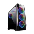 ATX Case NP ITSONAS AURORA Shine RGB Black