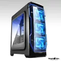 Tsunami เคสคอมพิวเตอร์ ATX Case NP X-Storm Black-Blue