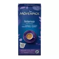 กาแฟแคปซูล โมเว่นพิค อินเท็นโซ เอสเปรสโซ 1กล่อง10 แคปซูล - Coffee capsules, Intenso Movenpick brand, for Nespresso coffee machines, 10 capsules