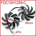 2pcs/lot Fdc10h12s9-C 86mm 39*39*39mm For Sapphire R9 Vapor-X 270x 280x Hd7870 Hd7950 Hd7970 Graphics Card Cooling Fan