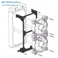 Barrow Water Cooler 240mm Radiator Installation Module For Barrow Waterway Mobula Modular Panel Case Fbacer-01