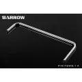 Barrow Metal Hard Tube 14mm Outer Diameter Building90-Degree Copper Chrome-Plated Metal Pipe Single / Double 90 Degrees G1/4