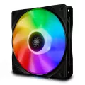 Deepcool Cf120 120mm Addressable Rgb Fan 5v 3pin Rgb Interface Computer Case Cpu Cooling Fans Quiet For 3pin Add-Rgb Headers