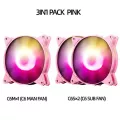 Darkflash C6 Pc Computer Case Fan Rgb Tuning Colorful Fan 4pin Adjust Led 120mm Radiator Argb Cooler Cooling Silent 12cm Fans