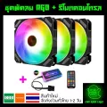 3 RGB computer fan set with Controller and Remote Coolmoon model G