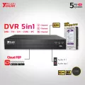 Yourplus เครื่องบันทึกภาพกล้องวงจรปิด รุ่น YP5-04N H.265 DVR 5 IN 1 AHD/TVI/CVI/CVBS/IPC รองรับกล้อง 5MP. 1280x1936P