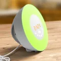นาฬิกาปลุกแสงธรรมชาติ LED มัลติฟังก์ชั่นสัมผัสจำลองพระอาทิตย์ขึ้นนาฬิกาหลากสี TH33980