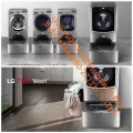 LG เครื่องซักผ้าฝาบนT2735NTWV.ASSPGST3.5กิโลกรัมSLIM INVETER DDระบบการซัก3MotionDirectDriveรอบปั่นหมาดrpm700rpm ถังซัก
